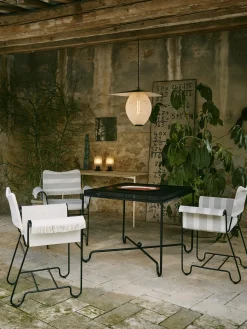Sedia da giardino con braccioli Tropique