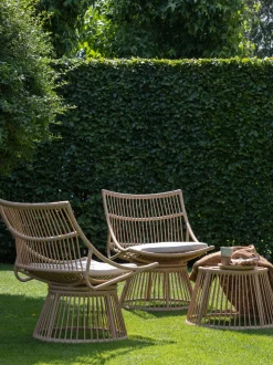 Sedia da giardino con cuscino Alatna