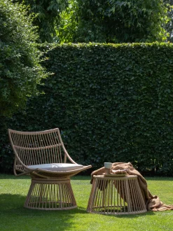 Sedia da giardino con cuscino Alatna