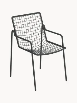 Sedia da giardino impilabile con braccioli Rio R50