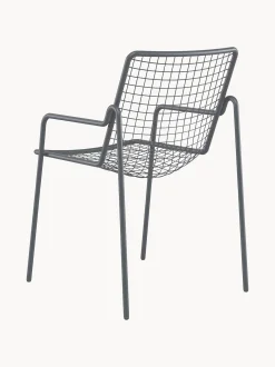 Sedia da giardino impilabile con braccioli Rio R50