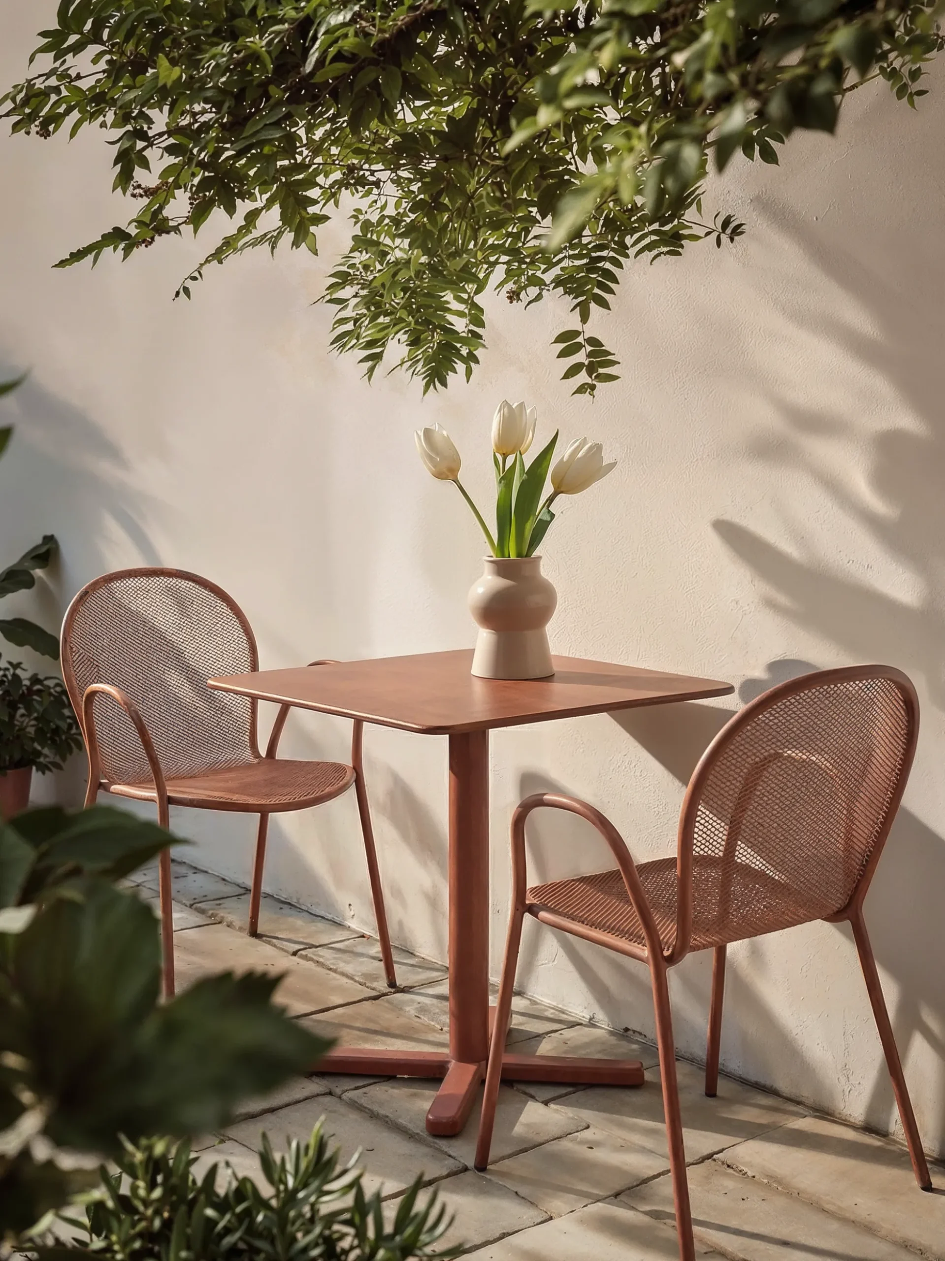 Sedia da giardino impilabile con braccioli Ronda