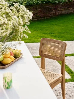Sedia da giardino in legno di teak C-Chair