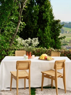 Sedia da giardino in legno di teak C-Chair