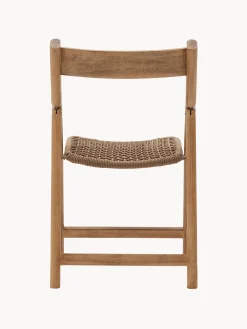 Sedia da giardino pieghevole in legno di acacia Dandara