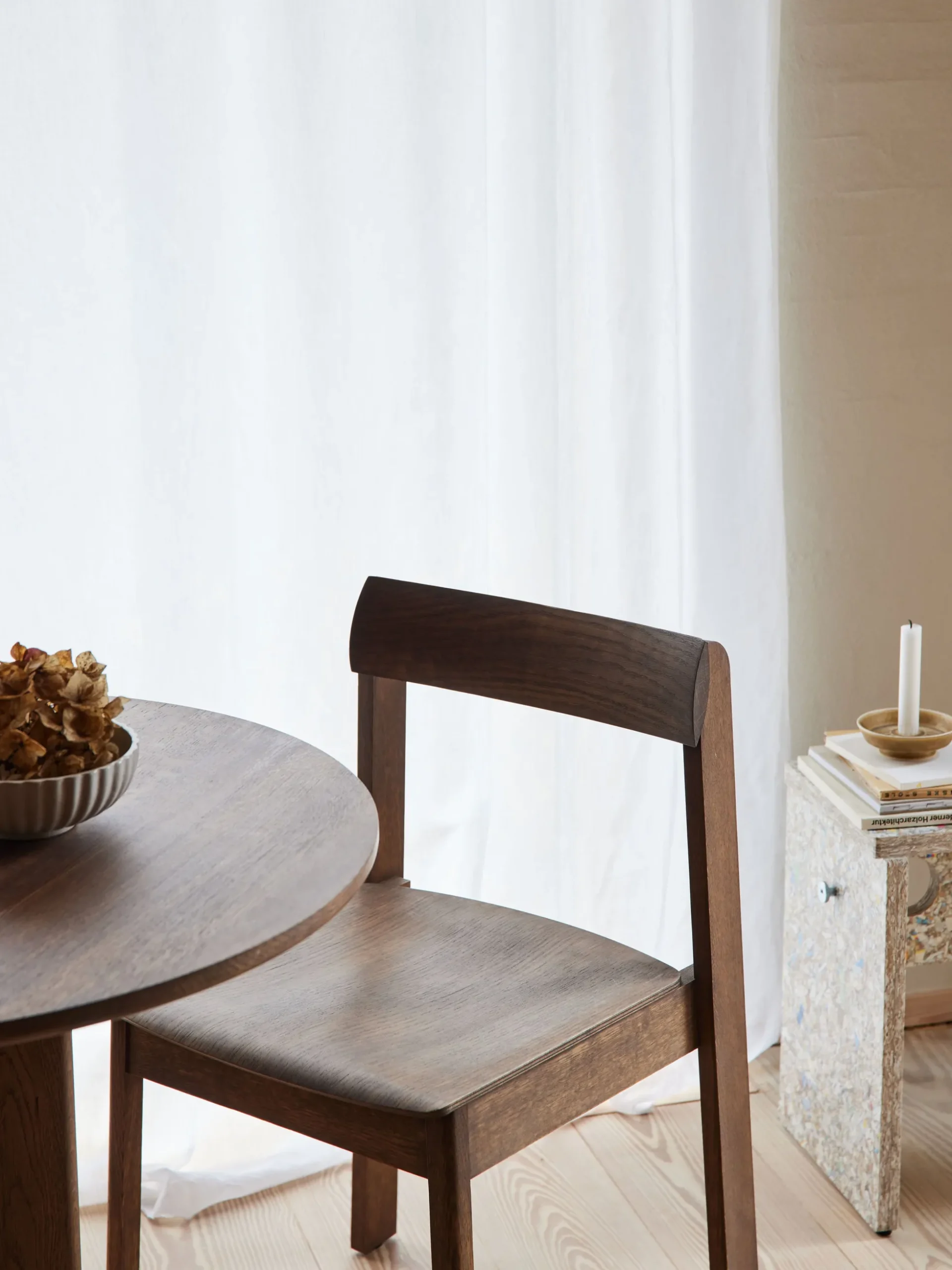 Sedia da pranzo in legno Blueprint