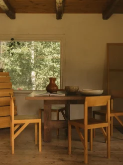 Sedia da pranzo in legno di frassino Bracket