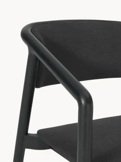 Sedia imbottita con braccioli Gali