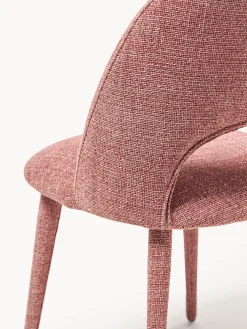 Sedia imbottita con effetto tweed Rachel