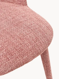 Sedia imbottita con effetto tweed Rachel