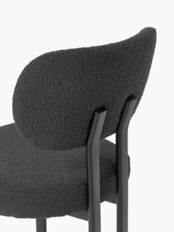 Sedia imbottita in bouclé Adrien