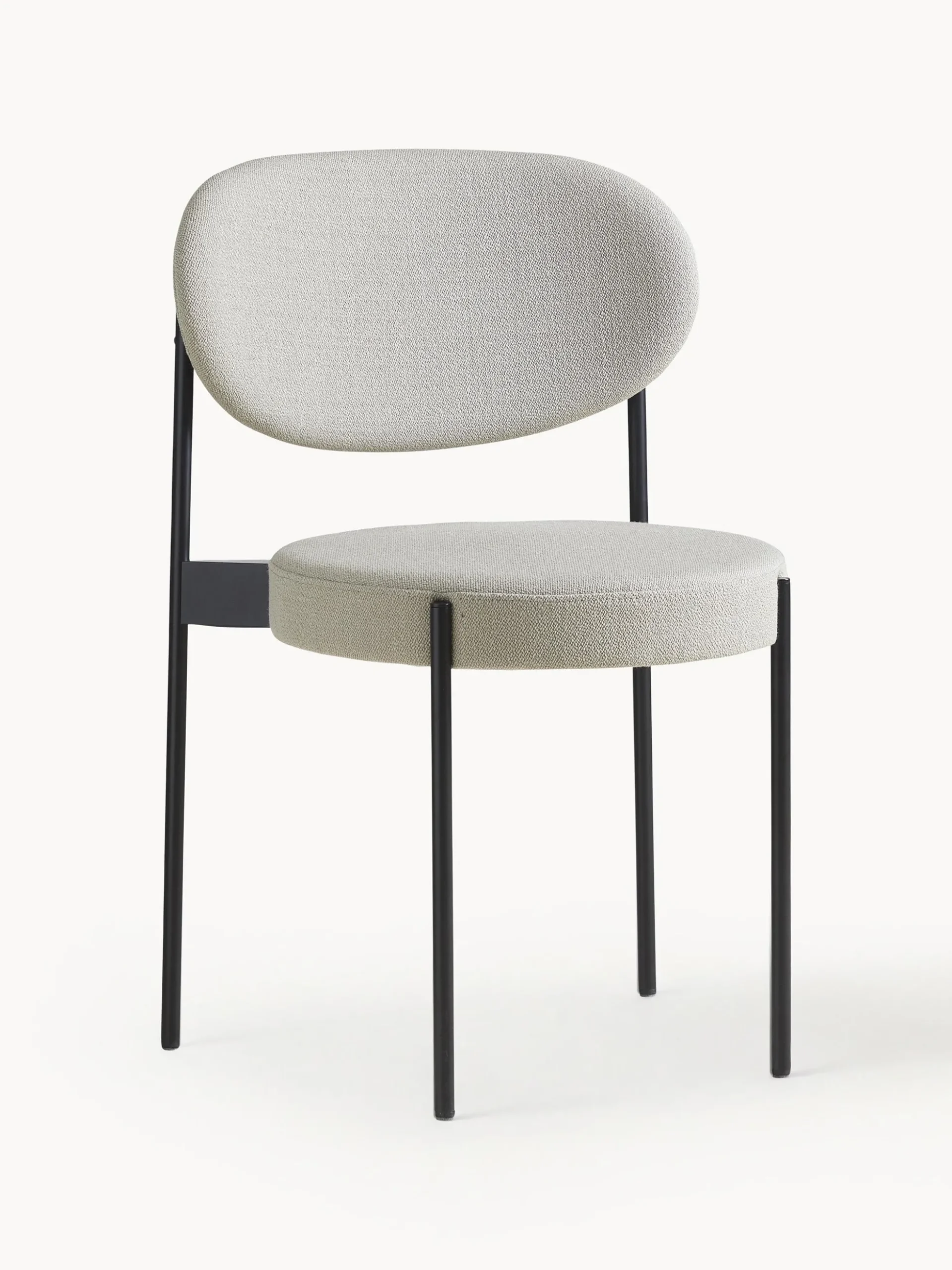 Sedia imbottita in lana Series 430, design Verner Panton