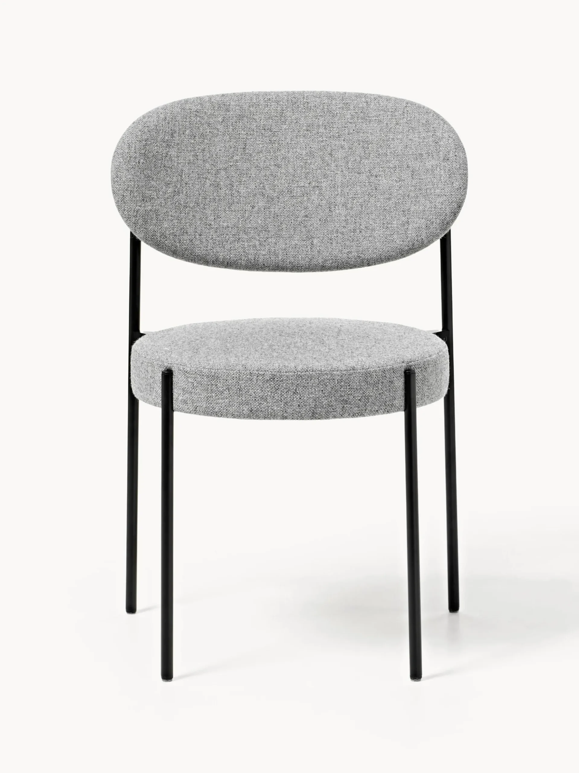 Sedia imbottita in lana Series 430, design Verner Panton