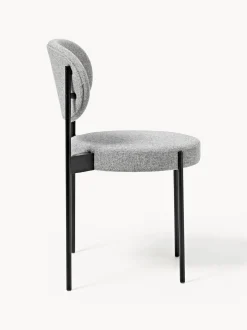 Sedia imbottita in lana Series 430, design Verner Panton