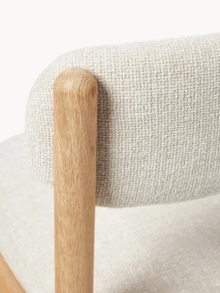 Sedia imbottita in legno di quercia Imara
