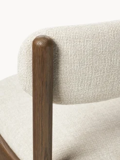 Sedia imbottita in legno di quercia Imara