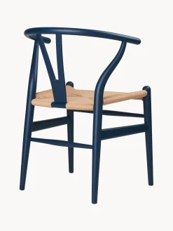 Sedia in legno con seduta intrecciata CH24 Wishbone Chair