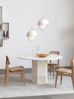Sedia in legno di quercia con intreccio viennese C-Chair