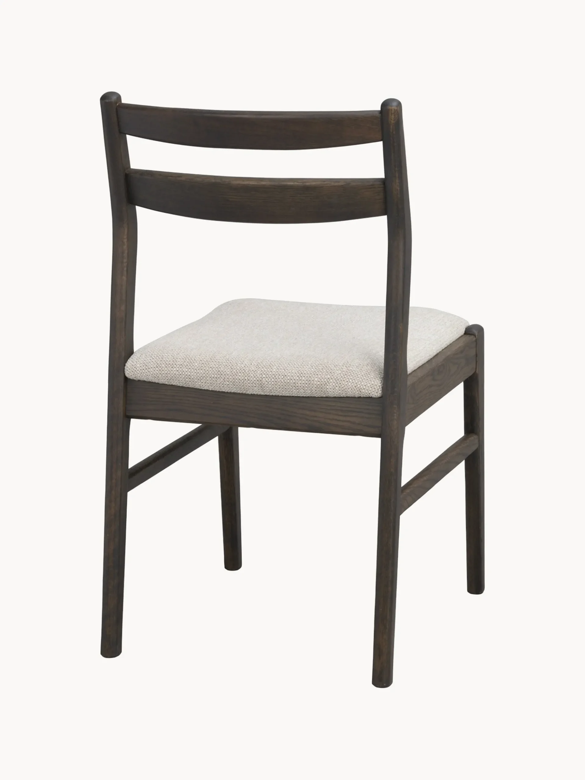 Sedia in legno di quercia marrone/beige chiaro Kerwin