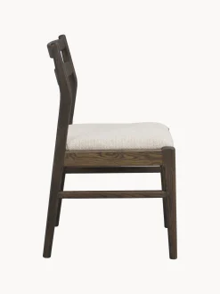 Sedia in legno di quercia marrone/beige chiaro Kerwin