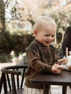 Sedia per bambini in legno di quercia fatta a mano Storm