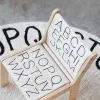 Sedia per bambini in legno ABC