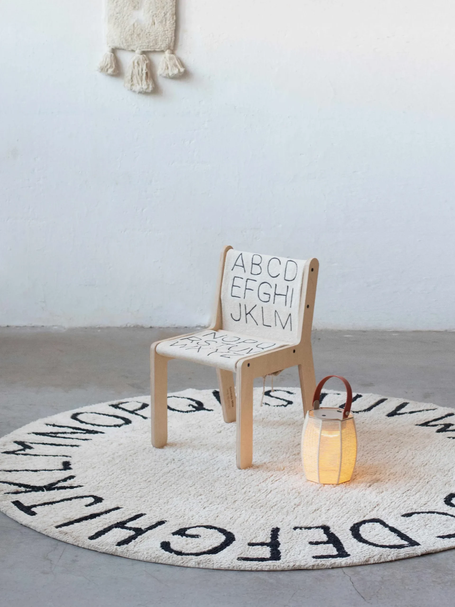Sedia per bambini in legno ABC
