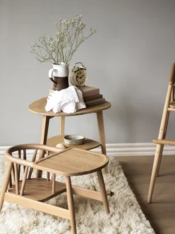 Sedia per bambini in legno di quercia fatta a mano Smilla