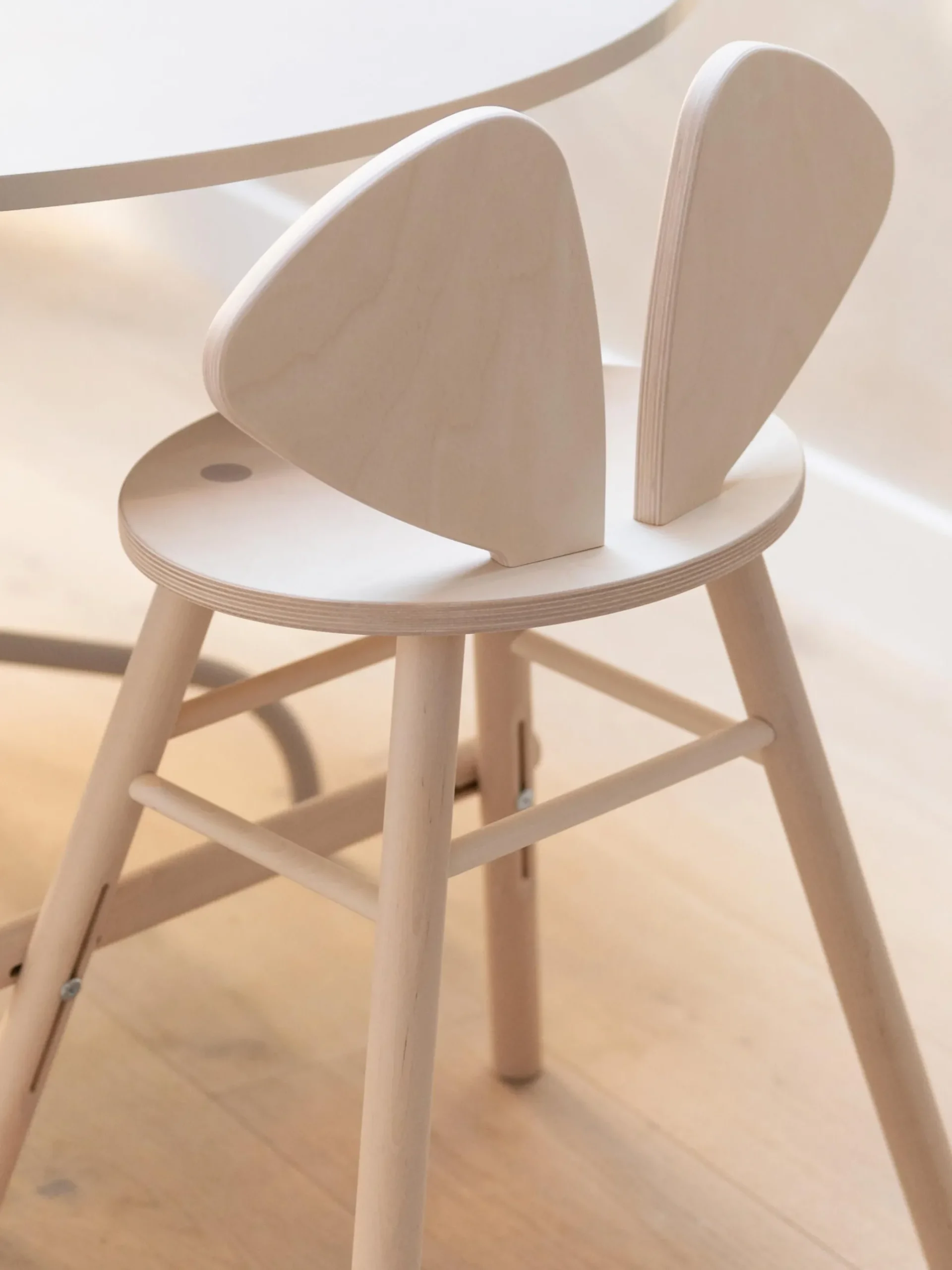 Sedia per bambini in legno Mouse Junior