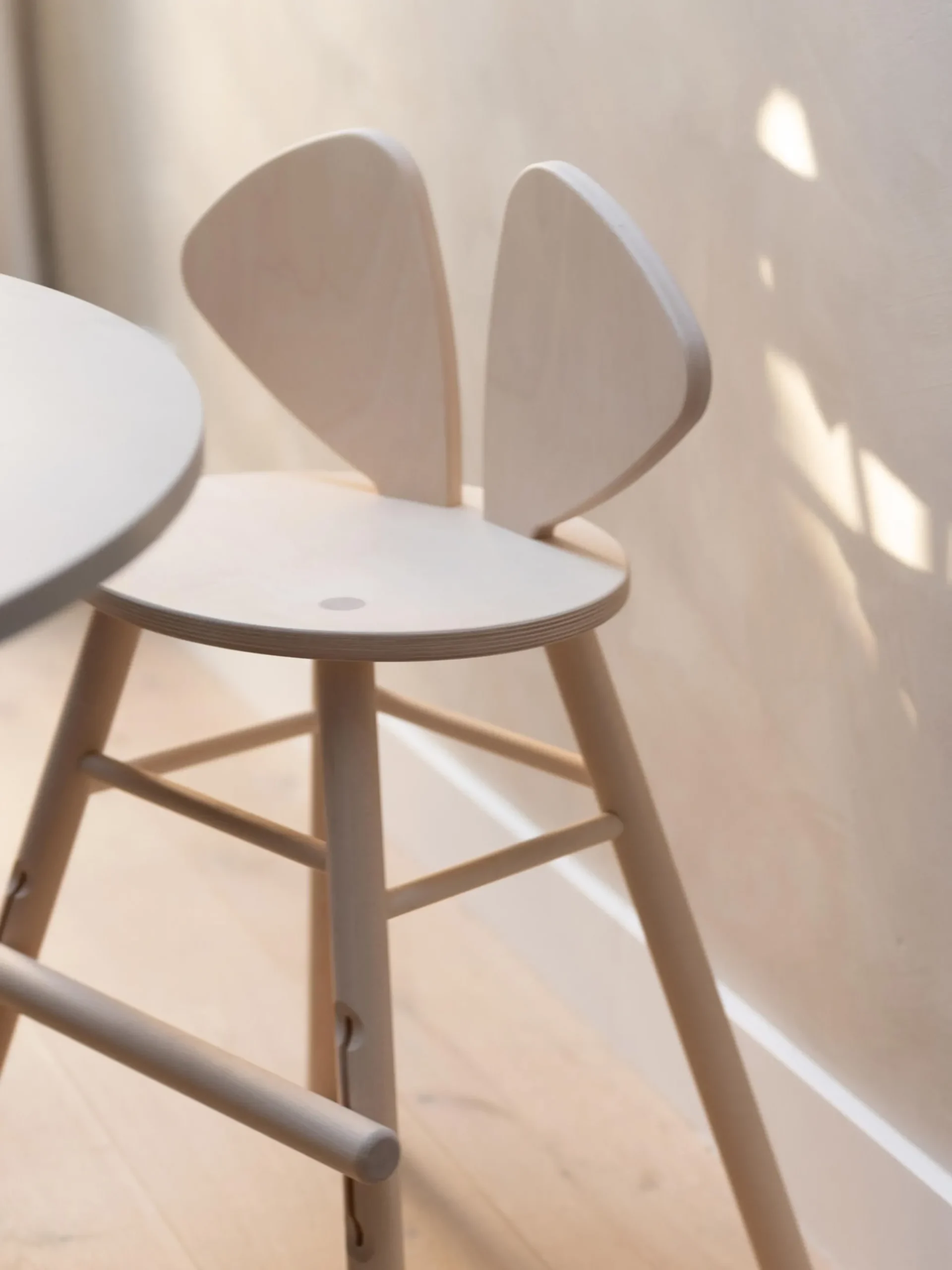 Sedia per bambini in legno Mouse Junior