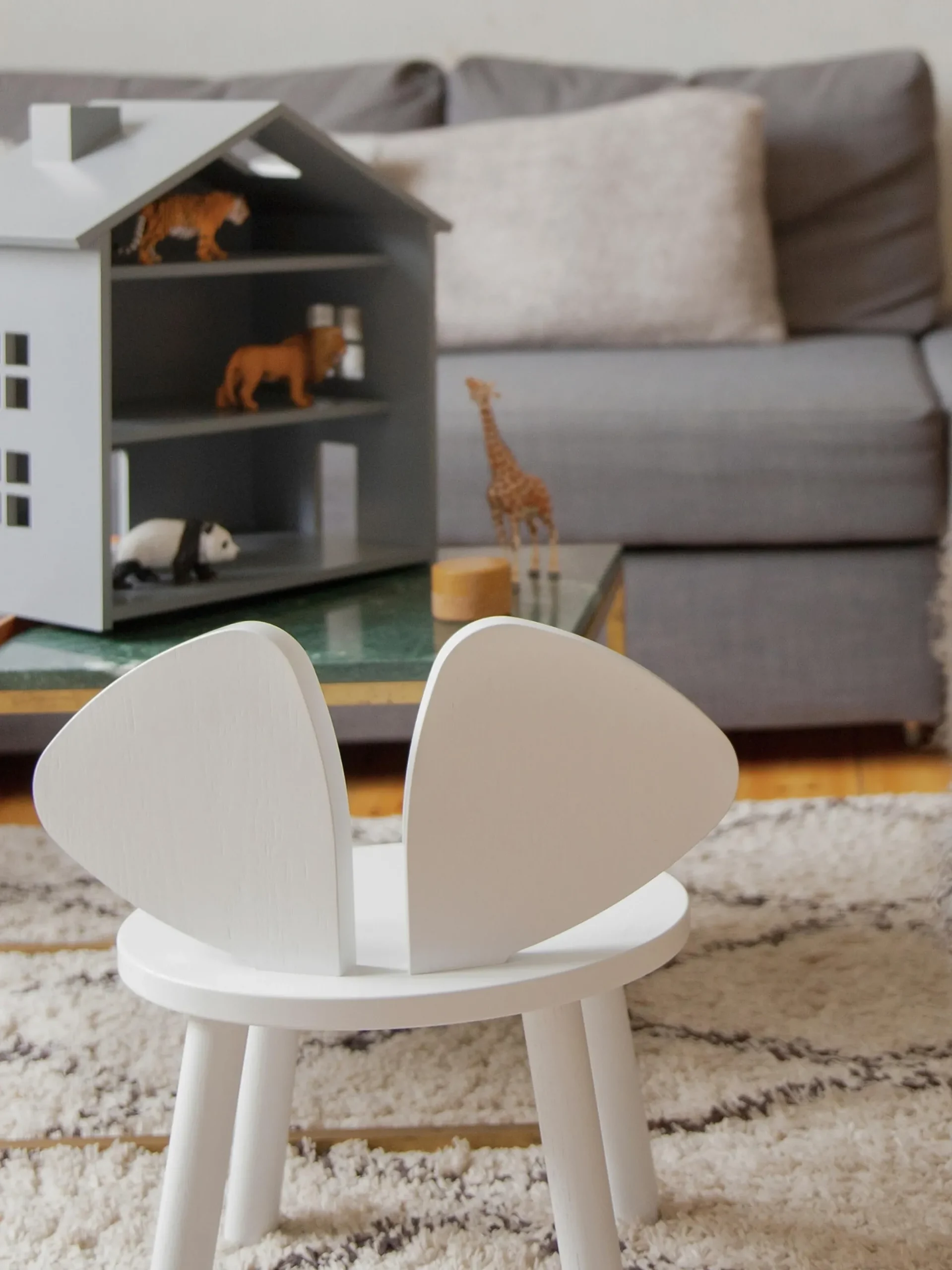 Sedia per bambini in legno Mouse