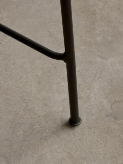 Sedia alta in metallo e legno Co