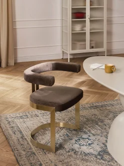 Sedia cantilever imbottita Gianni