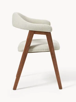 Sedia con braccioli con imbottitura Nik