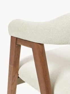 Sedia con braccioli con imbottitura Nik