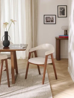 Sedia con braccioli con imbottitura Nik