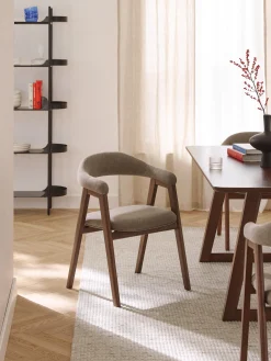 Sedia con braccioli con imbottitura Nik