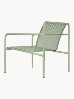 Sedia con braccioli da giardino in acciaio Dapple