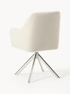 Sedia con braccioli girevole Isla