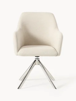 Sedia con braccioli girevole Isla