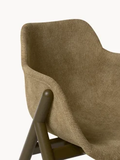 Sedia con braccioli imbottita Carmi