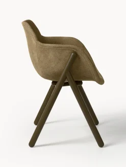Sedia con braccioli imbottita Carmi