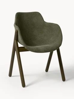 Sedia con braccioli imbottita Carmi