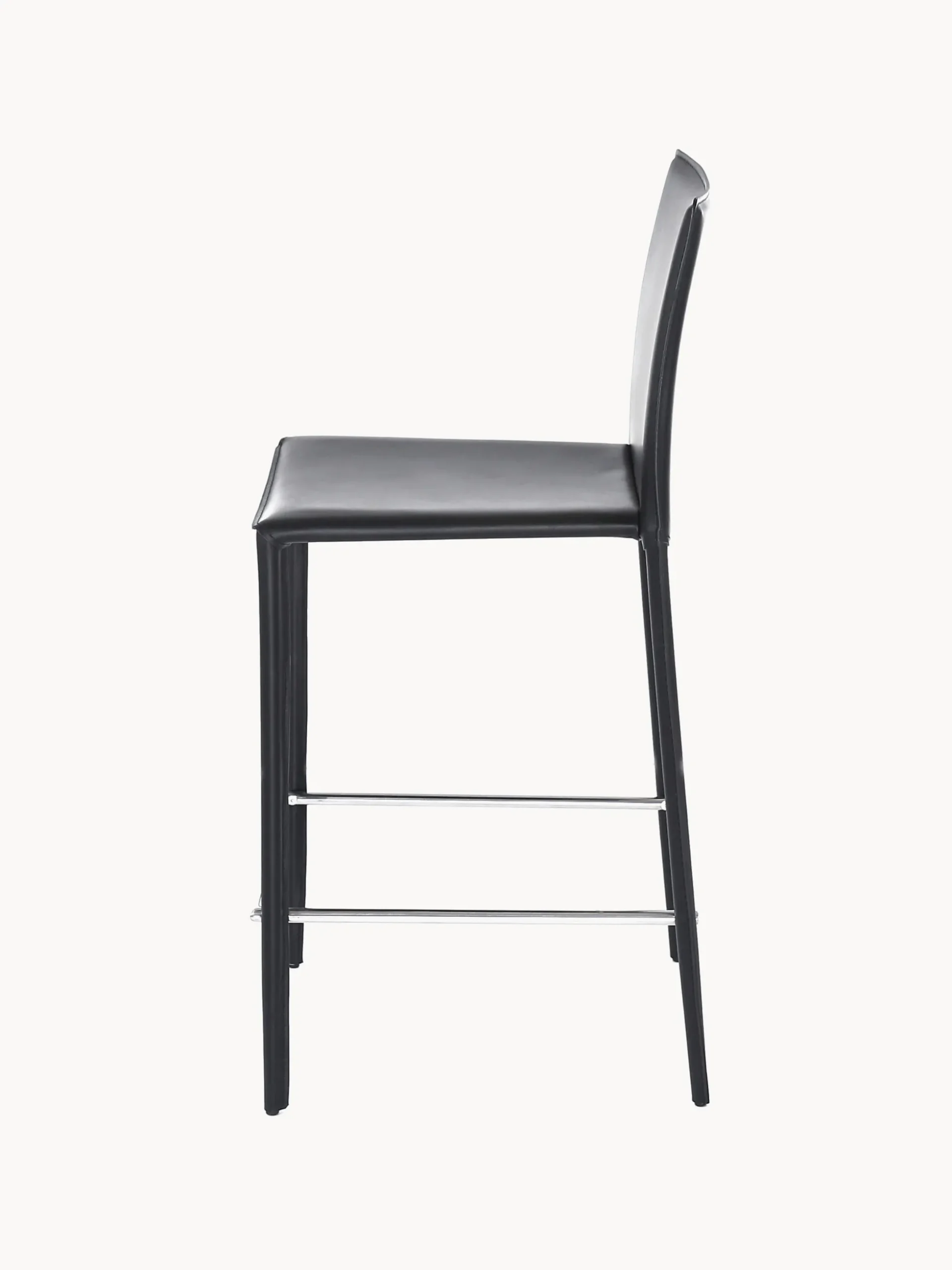 Sedia da bar in pelle Boréalys 2 pz