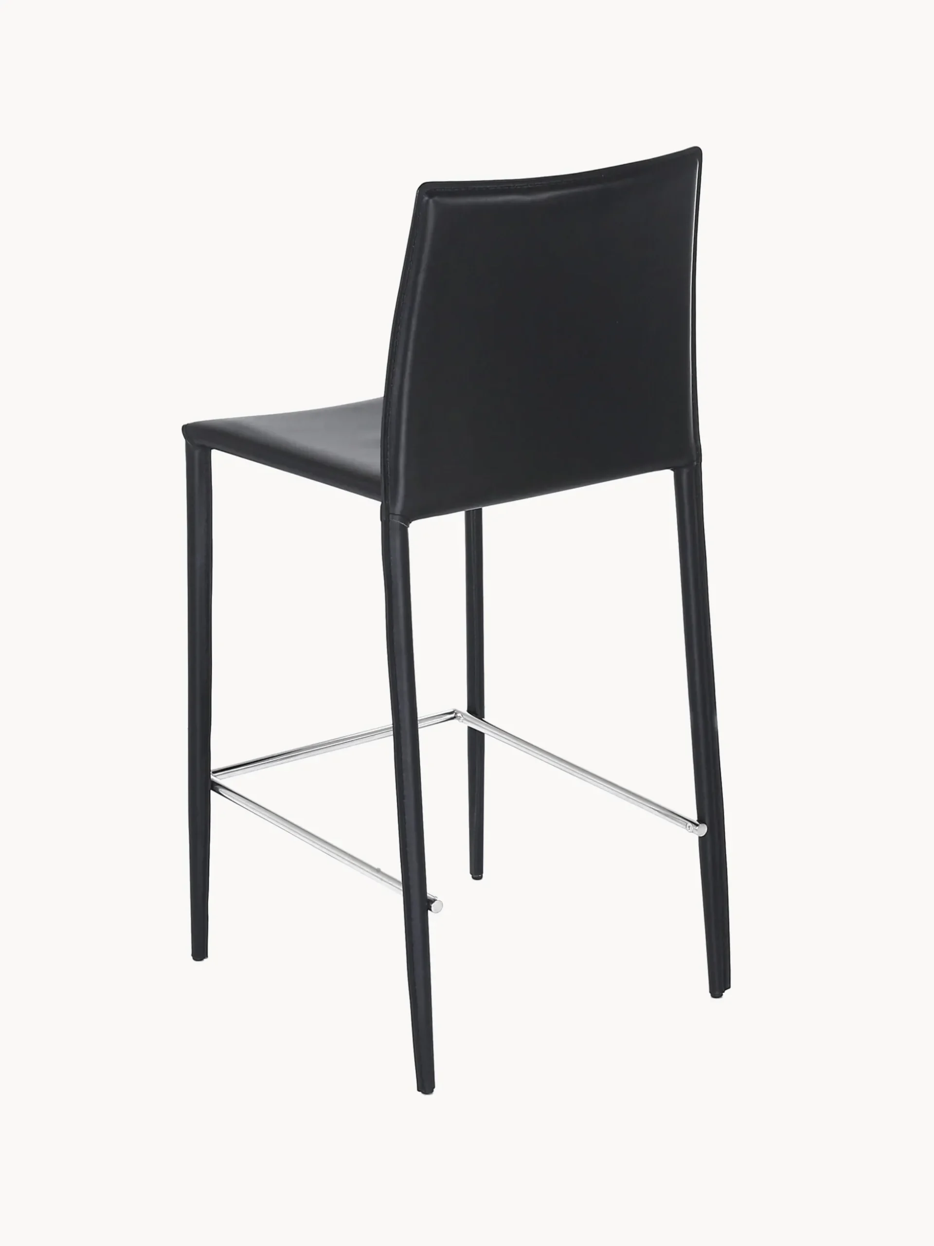 Sedia da bar in pelle Boréalys 2 pz