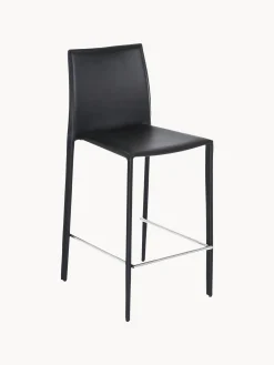 Sedia da bar in pelle Boréalys 2 pz