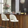 Sedia da bar in velluto Rachel