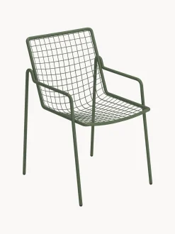 Sedia da giardino impilabile con braccioli Rio R50
