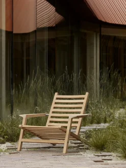 Sedia da giardino pieghevole in legno di teak AH603