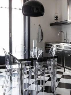 Sedia da pranzo di design Victoria Ghost